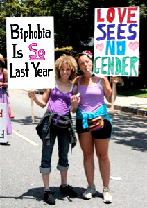 Biphobia is SO Last Year AMBI LLA makes sure everyone knows the score at the West Hollywood Pride Parade in 2008